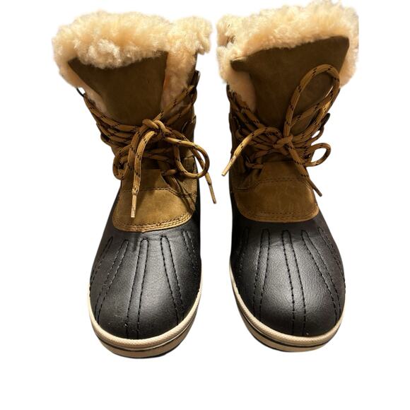 Pawz Women Size 9 US Sherpa Lined Brown Boots - Picture 1 of 7